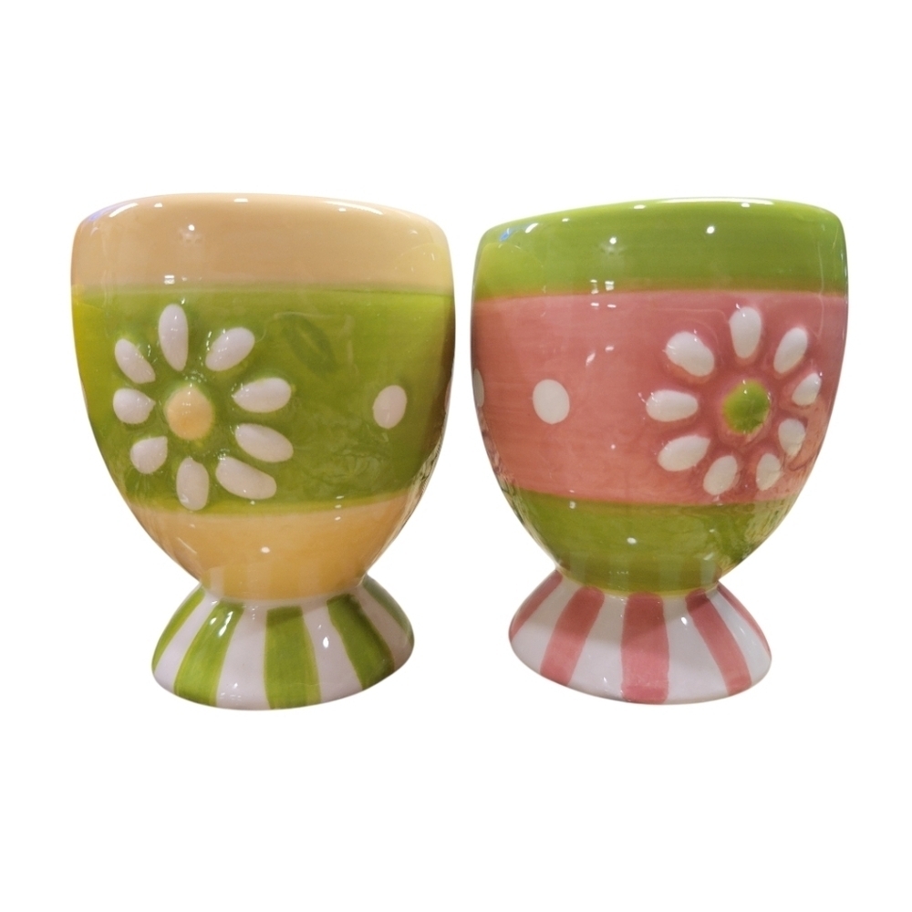 Johanna Parker Carnival Cottage Egg Cups Set Of 2